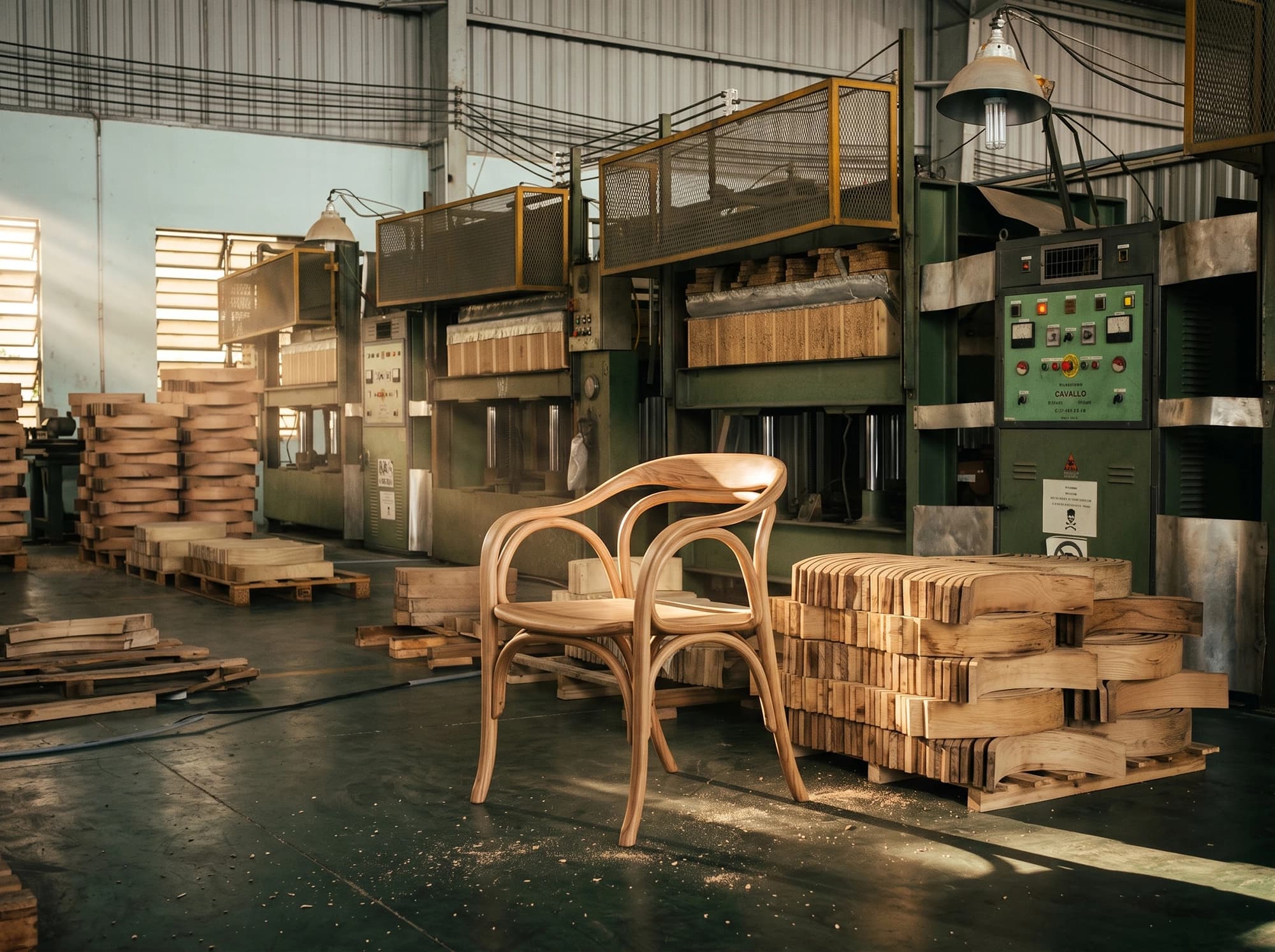 chair — wood manufacturing preview